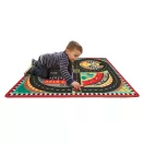 Melissa & Doug Játszószőnyeg 100x90 cm, versenypálya