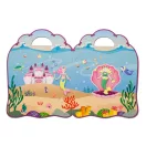 Melissa & Doug Kreatív játék, Pufi matrica készlet, hableány