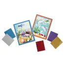 Melissa & Doug Kreatív játék, Glitter képkészítő, tenger 