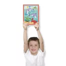 Melissa & Doug Kreatív játék, Glitter képkészítő, tenger 