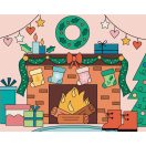 Auzou Vízzel festő képek - Karácsony