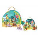 Avenir Apró kezek kreatív játékdoboz - Az állatok városa