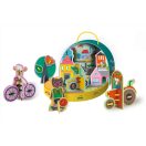 Avenir Apró kezek kreatív játékdoboz - Az állatok városa