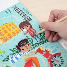 Avenir Karckép könyv, A5 méretű - Utazás a világ körül