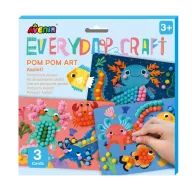 Avenir Kreatív pom-pom képkészítő - Axolotl