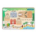 Avenir Városkép 3D puzzle - Barcelona