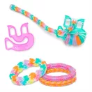 Rainbow Loom Sötétben világító gumikarkötő készítő szett, Ragyogó kincsesdoboz
