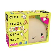 Cica, pizza, plüss, gida, sajt társasjáték