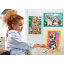 Festés számok szerint, képkerettel - nyuszik
