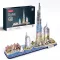 CubicFun 3D puzzle City Line Dubai LED világítással