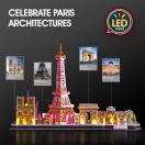 CubicFun 3D puzzle City Line Párizs LED világítással
