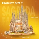 CubicFun 3D puzzle Sagrada Família LED világítással
