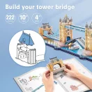 CubicFun 3D puzzle Tower Bridge LED világítással