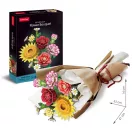 CubicFun 3D puzzle virágcsokor - Vegyes virágcsokor