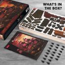 CubicFun 3D puzzle Queen Anne bosszúja kalózhajó, bíbor változat 