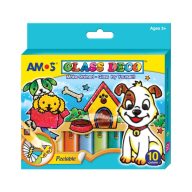 Amos Üvegmatrica dekor szett, 10 szín - Kutyus