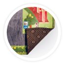 Buki Autópálya szőnyeg világító és színváltó jelzőlámpákkal