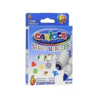 Carioca Nyomda végű filctoll szett 6 db