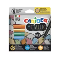 Carioca Metallic maxi filctoll szett 6 db