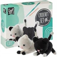 Horgoló készlet, cica