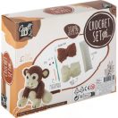 Horgoló készlet, majom