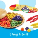 Learning Resources Super Sorting Pie - Pite szortírozó finommotorika csipesszel