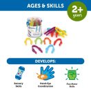 Learning Resources Easy-Grip Tweezers - finommotorika fejlesztő csipesz 1 db (többféle)