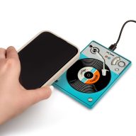   ZipCharger - Vezeték nélküli telefontöltő: Lemezjátszó