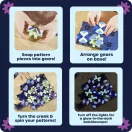 Learning Resources Glowing Pattern Gears Builder - STEM építőjáték fogaskerekekkel