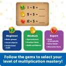 Learning Resources Wizards of Mathland - szorzótáblás társasjáték