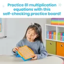 Learning Resources Önellenőrző szorzótábla-gyakorló tábla