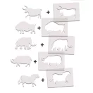 Crealign Kép készítés stencillel - Barlangi festmények