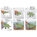 Crealign Kép készítés stencillel - Dinoszauruszok
