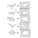 Crealign Kép készítés stencillel - Dinoszauruszok