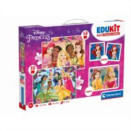  Clementoni Edukit 4 az 1-ben játékgyűjtemény - Disney Hercegnők