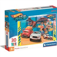 Clementoni Puzzle 30 db Supercolor - Hot Wheels