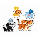 Clementoni Puzzle 2-3-4-5 db SuperColor My First Puzzles - vadállatok 