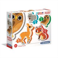   Clementoni Puzzle 3-6-9-12 db My First Puzzles - Erdei állatok