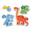 Clementoni Puzzle 4db SuperColor My First Puzzles - Dinók