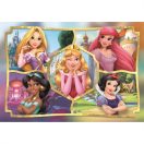 Clementoni Puzzle 104 db Supercolor - Disney Hercegnők