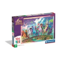   Clementoni Puzzle 104 db SuperColor puzzle - Unikornis Akadémia, Varázslatos unikornisok