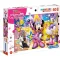 Clementoni Puzzle 60 db Maxi, Supercolor - Minnies egér és boldog segítői