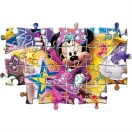 Clementoni Puzzle 60 db Maxi, Supercolor - Minnies egér és boldog segítői