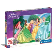 Clementoni Puzzle 180 db Super Color - Disney hercegnők