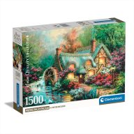 Clementoni Puzzle 1500 db Compact - Erdei faház