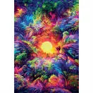 Clementoni Puzzle 500 db Colorboom - Pszichedelikus dzsungel