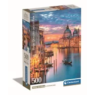   Clementoni Puzzle 500 db poszterrel High Quality Collection - Velence fényei