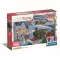 Clementoni Puzzle 500 db poszterrel Christmas Collection - Karácsonyi vonat