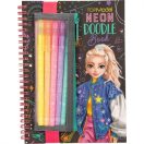 TOPModel Neon Doodle kifestőkönyv írószerrel