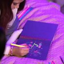 TOPModel Neon Doodle kifestőkönyv írószerrel